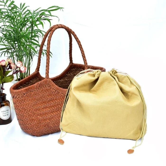 kf S4dbdb2accdaa483da9369e2cb477a5e1D 100 Natural Cowhide Weave Handbags Fashion Small Manual Hand Made Ladies Woven Handbag Exquisite Tote Dating