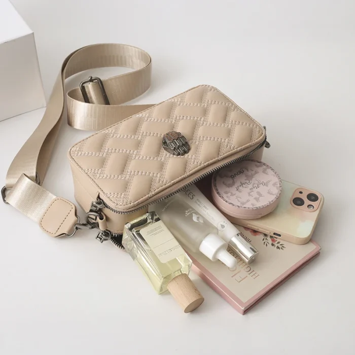 kf S0d0bea94a3b246dd8bd7de734eda322bi KURT GEIGER LONDON Women s Shoulder Bag Designer Luxury Camera Bags Fashion Ladies Zip Letter Square