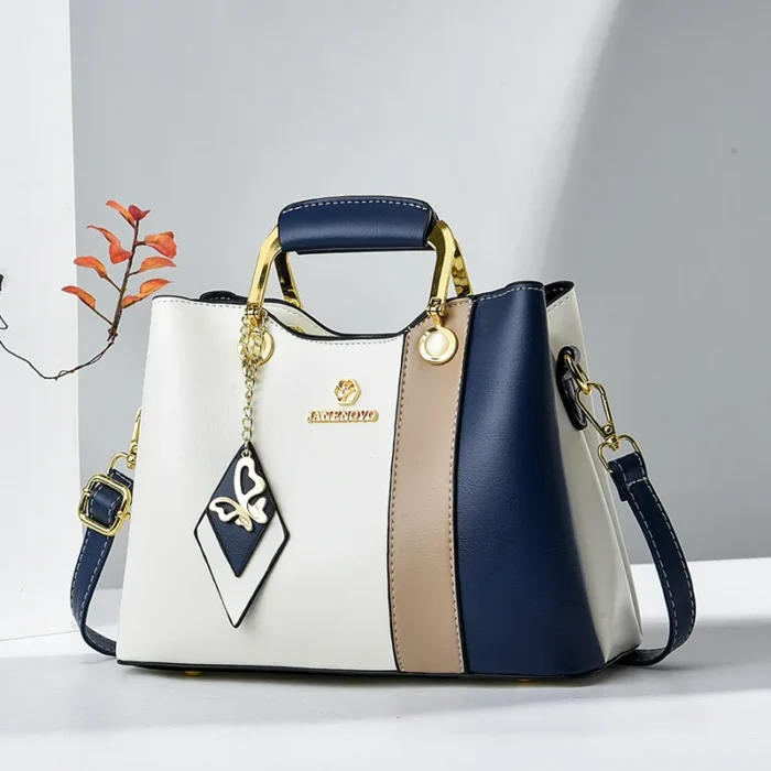 kf S7a1391c4810c4c59a60bf8440632edb9t 2024 Spliced Leather Large Capacity Woman Handbag Designer Shoulder Bag Fashion Casual Tote Bag Luxury Designer