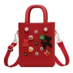 Aurstyle Bogg Large Bag EVA Beach Bag Waterproof Cartoon Decorative Bag
