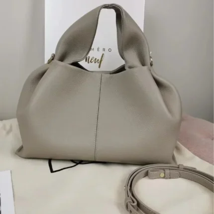 Trend Winter Simple Solid Color Big High Capacity Handbags for Women