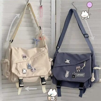 Austyle Nylon Shoulder Bag Large Capacity Cross-body Bags for Teenager Girls Men