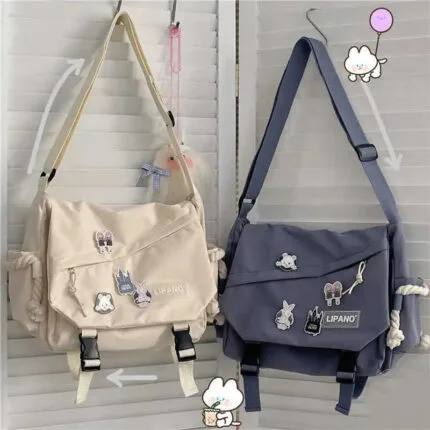 Austyle Nylon Shoulder Bag Large Capacity Cross-body Bags for Teenager Girls Men