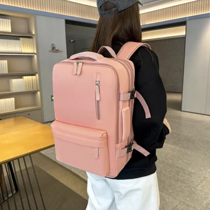 Large Capacity Multi Pockets Extensible Travel Laptop Backpack Waterproof Airline Approved Luggage Bag