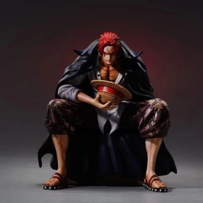 17cm One Piece Shanks Red Hair Shanks Action Figure Model Decoration Doll