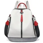 Fashion Backpack Female Soft leather Rucksack Women Travel Backpack