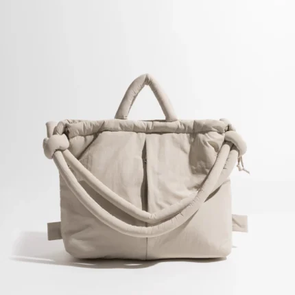 Aurstyle Casual nylon padded tote bag designer soft puffer women shoulder cross-body bags