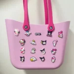 Hello Kitty Bogg Bag Hot Style Anime Beach Bag Eva Hole Bag For Women Girl Gift